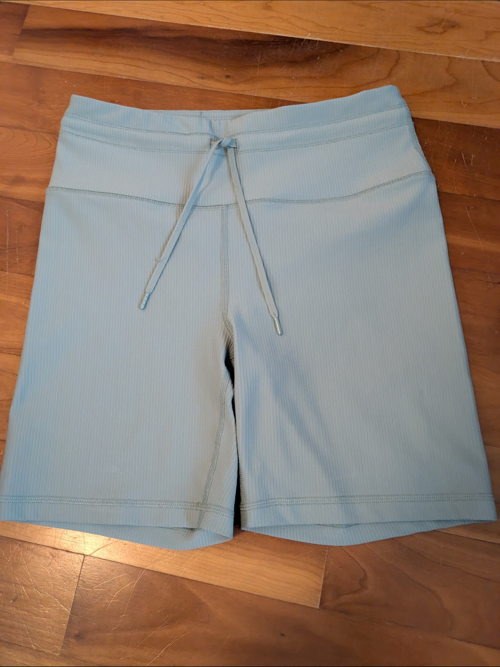 Yogalicious Women’s Sage Green Performance Shorts with Drawstring Waist